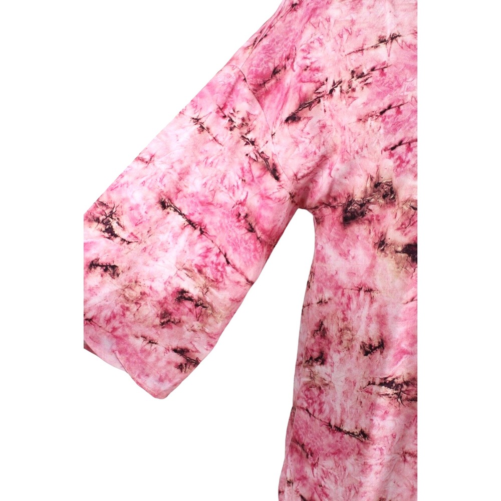 Soft Surroundings‎ Abilene Top Size XS Pink 3/4 Sleeve Stretch Rayon - Picture 2 of 9